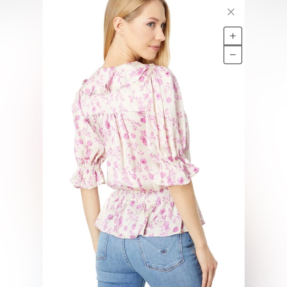 Bishop + Young Caroline Smock Blouse size S